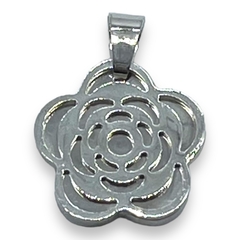 SIN-66 Dije Flor Premium - Últimas Unidades (23 mm) Acero Blanco - comprar online