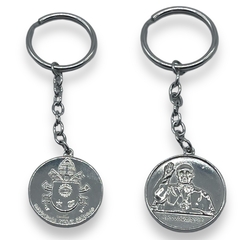 CAR-380 Llavero Reversible Papa Francisco (35 mm) Acero Quirúrgico - comprar online