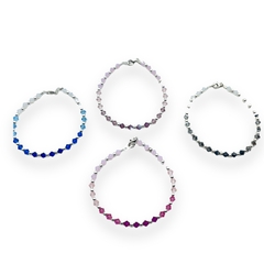 SWA 26 Pulseras Edición Especial Degrade - Variedad de Colores Plata Italiana - comprar online