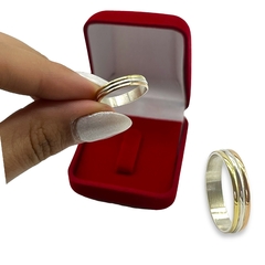 ALITRI Alianza Tricolor - Variedad de Medidas Plata y Oro (X UNIDAD) - Stal Joyas