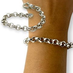 PU-ROLO 2 Pulsera Rolo Cierre Marinero Plata 925