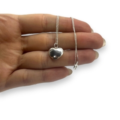 ART-144 Dije Corazón Inflado (SIN CADENA) Plata 925 - Stal Joyas