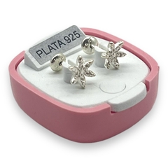 ART-1000 Abridores Flores Caladas (7 mm) Plata 925 - comprar online