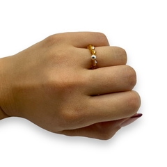 VOL-105 Anillos Elastizados - Variedad de Colores Cristal de Roca