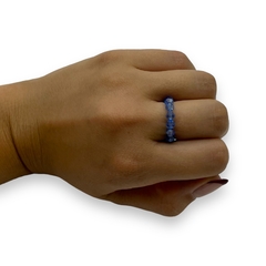 VOL-105 Anillos Elastizados - Variedad de Colores Cristal de Roca - comprar online