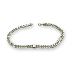 PU 1 PLANA Pulsera Plana - Variedad de Medidas (18 y 21 cm) Plata 925 - comprar online