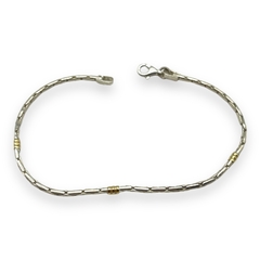 PU-FR 080 Pulsera Finita - Variedad de Medidas Plata y Oro en internet