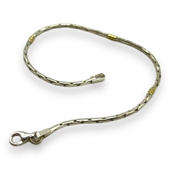 PU-FR 080 Pulsera Finita - Variedad de Medidas Plata y Oro - comprar online