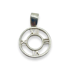 3.3 gr Dije de Diseño - Últimas Unidades (23 mm) Plata Italiana - comprar online