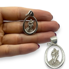 EU-106 Dije Tango - Últimas Unidades (30 mm) Plata 925