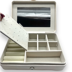 Estuche Premium (16 x 11 cm) Color Beige Platinado en Cuerina (X1 Unidad) - comprar online