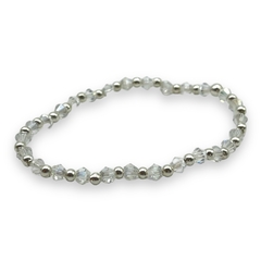 VOL-104-1 Pulsera Elastizada - Variedad de Colores Cristal de Roca - tienda online