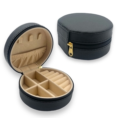 Estuche Premium Circular (9,5 cm) - Variedad de Colores Cuerina (X1 Unidad)