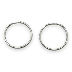 ART-149 Aros Argollas - Variedad de Medidas Plata 925 - comprar online