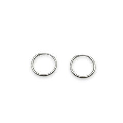 ART-149 Aros Argollas - Variedad de Medidas Plata 925 - tienda online