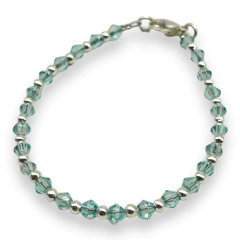 Imagen de VOL-100-1 Pulseras Cristal de Roca - Variedad de Colores Acero Blanco