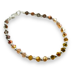 VOL-100 Pulseras Cristal de Roca Edición Limitada Degrade - Variedad de Colores Acero Blanco en internet
