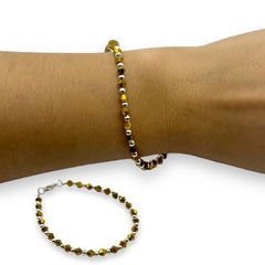 VOL-100 Pulseras Cristal de Roca Edición Limitada - Variedad de Colores Acero Blanco - Stal Joyas