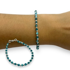 VOL-100 Pulseras Cristal de Roca Edición Limitada - Variedad de Colores Acero Blanco - tienda online