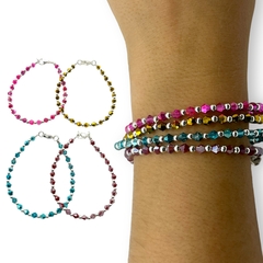VOL-100 Pulseras Cristal de Roca Edición Limitada - Variedad de Colores Acero Blanco - comprar online