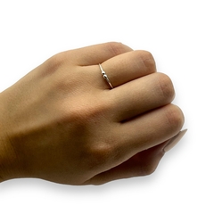 ART-154 Anillo Finito Dos Bolitas Plata 925 - comprar online