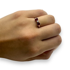 ART-152 Anillo Moño Coquette - Variedad de Colores Plata 925 en internet