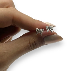 ART-153 Aros Moño Coquette Plata 925 - comprar online