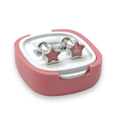 ART-1000 Abridores Esmaltados Estrella - Variedad de Colores (8 mm) Plata 925 - comprar online