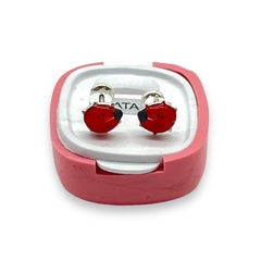 ART-1000 Abridores Esmaltados Vaquita de San Antonio Grande - Variedad de Colores (8 mm) Plata 925 - comprar online