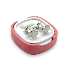 ART-1000 Abridores Esmaltados Corazon Grande - Variedad de Colores (7 mm) Plata 925 en internet