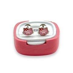 ART-1000 Abridores Esmaltados Hello Kitty - Variedad de Colores (6 mm) Plata 925 - comprar online