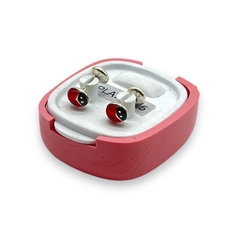 ART-1000 Abridores Esmaltados Vaquita de San Antonio Chica (5 mm) Plata 925 - comprar online