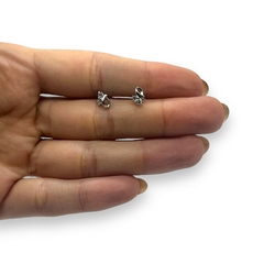 0.7 gr Aros Pasantes Cubic (7 mm) - Últimas Unidades Plata Italiana