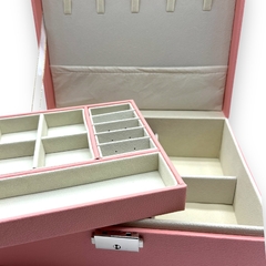 Estuche Premium Grande (23 x 19 cm) - Cuerina Rosa (X1 Unidad) - tienda online