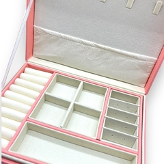 Imagen de Estuche Premium Grande (23 x 19 cm) - Cuerina Rosa (X1 Unidad)