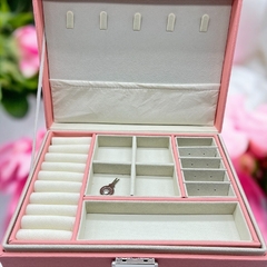 Estuche Premium Grande (23 x 19 cm) - Cuerina Rosa (X1 Unidad)