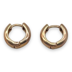 3.7gr Aros Rose Cubanos Gruesos (15 mm) Plata Italiana - comprar online