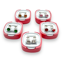 ART-1000 Abridores Susanos - Variedad de Colores (6 mm) Plata 925