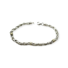 PU 3 - IN Pulsera Eslabones / Variedad de Medidas Plata y Oro - comprar online