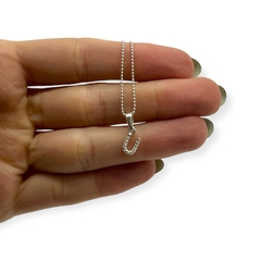 Imagen de ART-145 Dije Inicial Premium Plata 925 (X UNIDAD - SIN CADENA)