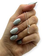 ART-145 Dije Inicial Premium Plata 925 (X UNIDAD - SIN CADENA) - comprar online