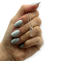 ART-145 Dije Inicial Premium Plata 925 (X UNIDAD - SIN CADENA) - comprar online