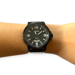 CONNEL - Reloj Tressa Cuero Negro