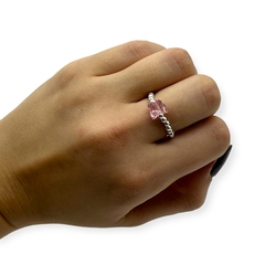 SIN-SWA Anillo Elastizado Mariposa - Variedad de Colores Plata Italiana - Stal Joyas