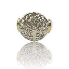 AV 376 Anillo Arbol de la Vida Plata y Oro - comprar online