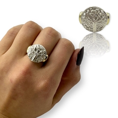 AV 376 Anillo Arbol de la Vida Plata y Oro