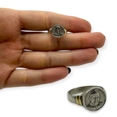 SIN-192 Anillo Papa Francisco - Últimas Unidades Plata y Oro