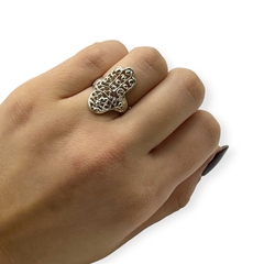 SIN-190 Anillo Mano de Fatima - Últimas Unidades Plata y Oro - comprar online