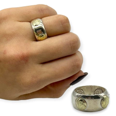 SIN-181 Anillo Premium San Benito - Últimas Unidades Premium Plata y Oro