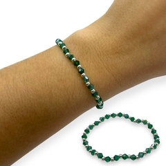 VOL-104-1 Pulsera Elastizada - Variedad de Colores Cristal de Roca - comprar online